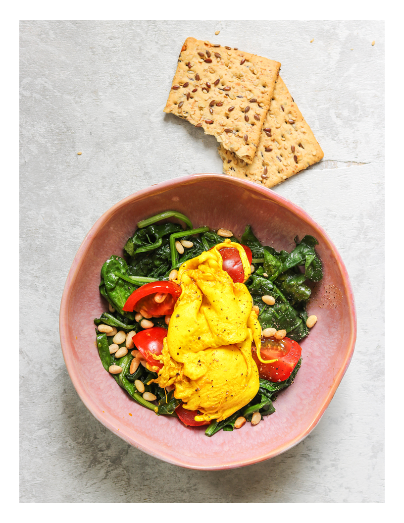 Tumeric Poached Eggs